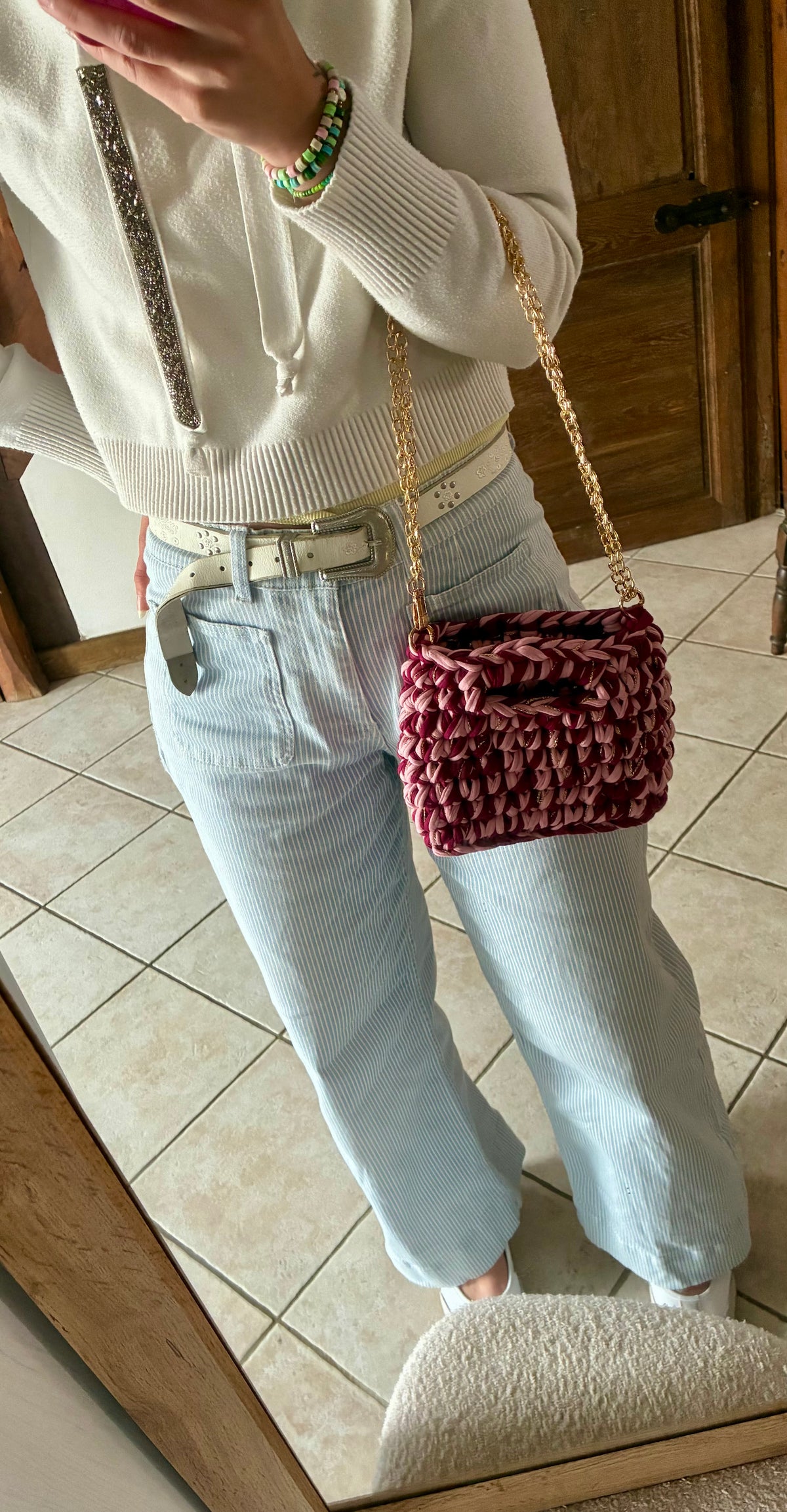 Évi Bordeaux & rose 🌸