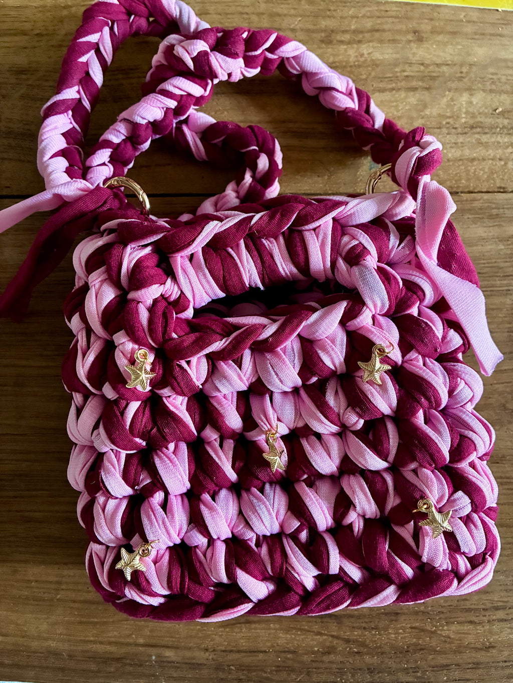 Évi mini bordeaux & rose 🌸