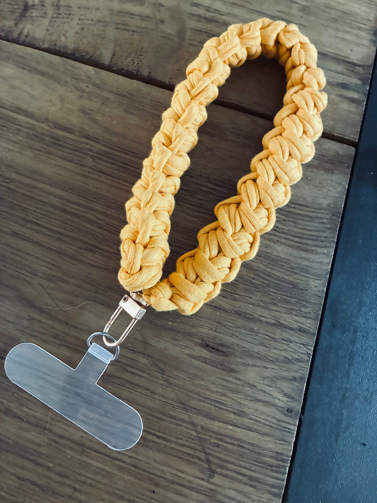Bracelet téléphone jaune orangé 🧡💛
