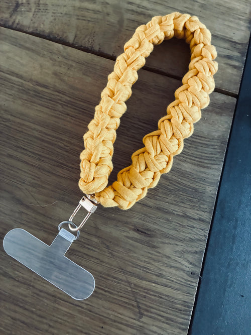 Bracelet téléphone jaune orangé 🧡💛
