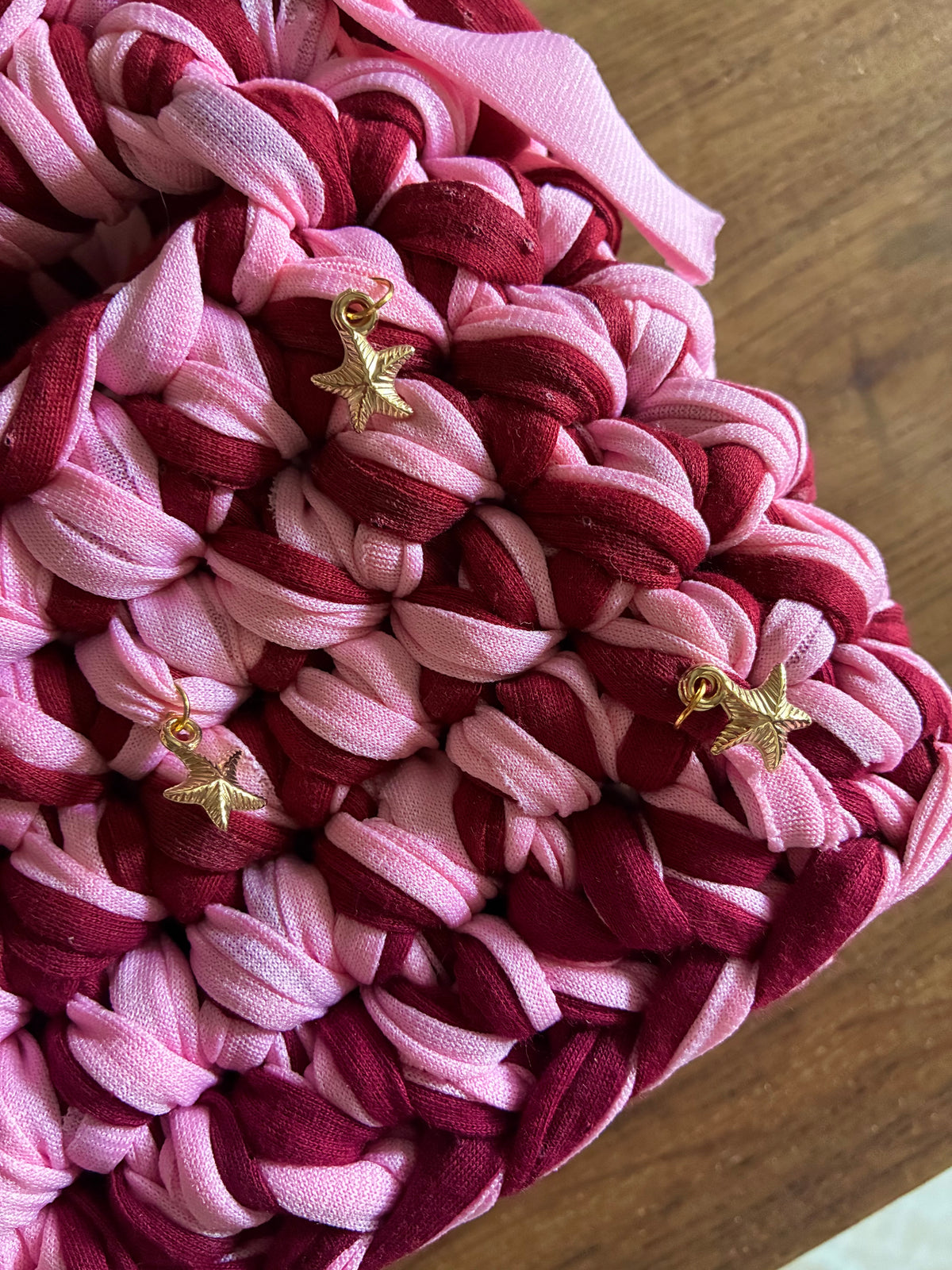 Évi mini bordeaux & rose 🌸