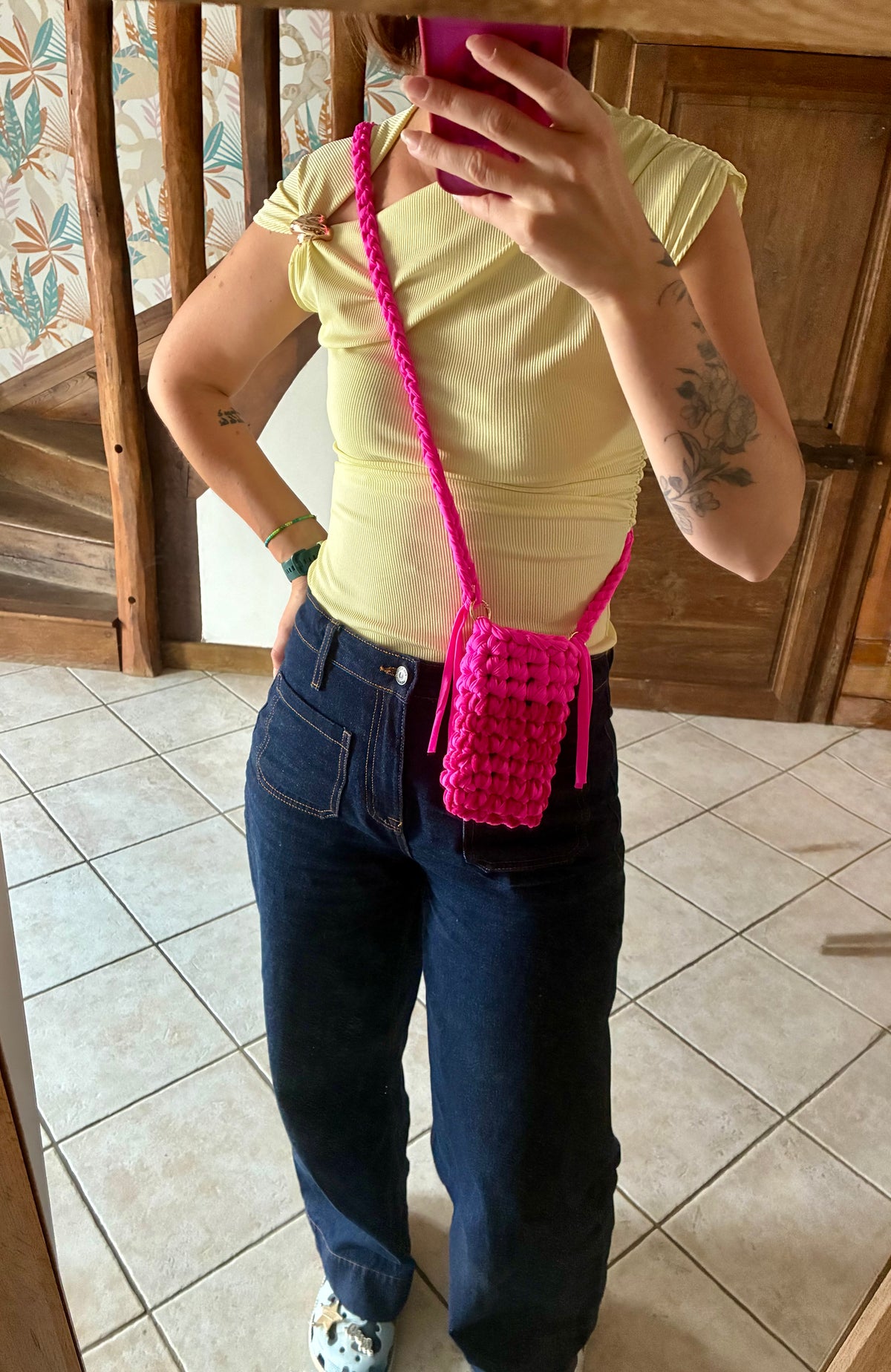 Pochette téléphone 🩷