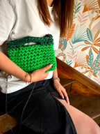 Pochette d'été verte