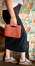 pochette d'été rouille