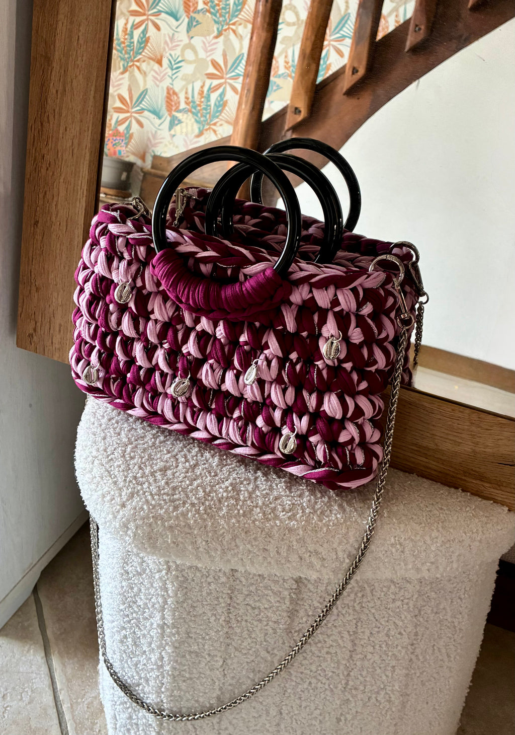Modèle Romi violet & rose
