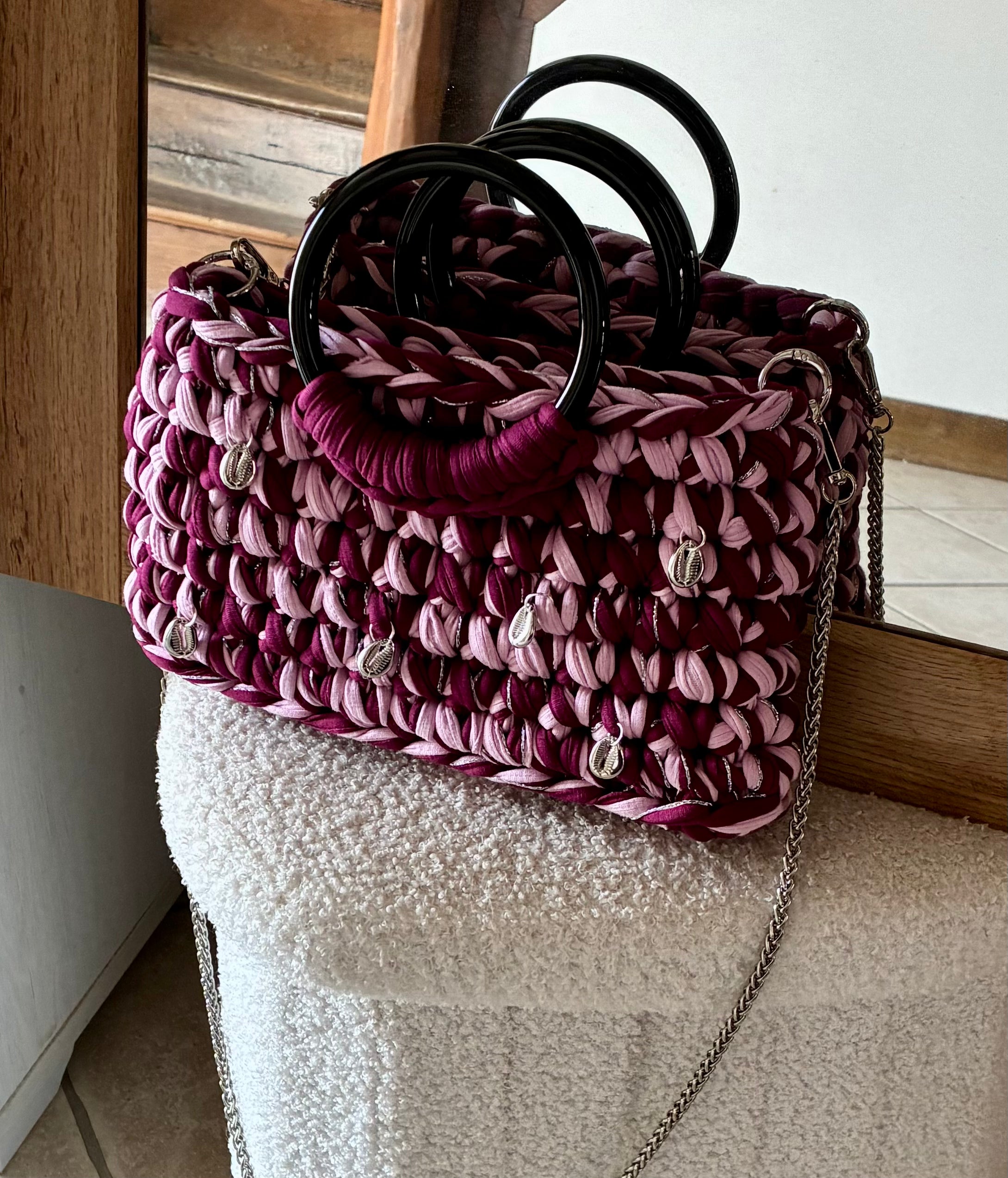 Modèle Romi violet & rose