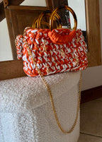 Modèle Romi orange & blanc