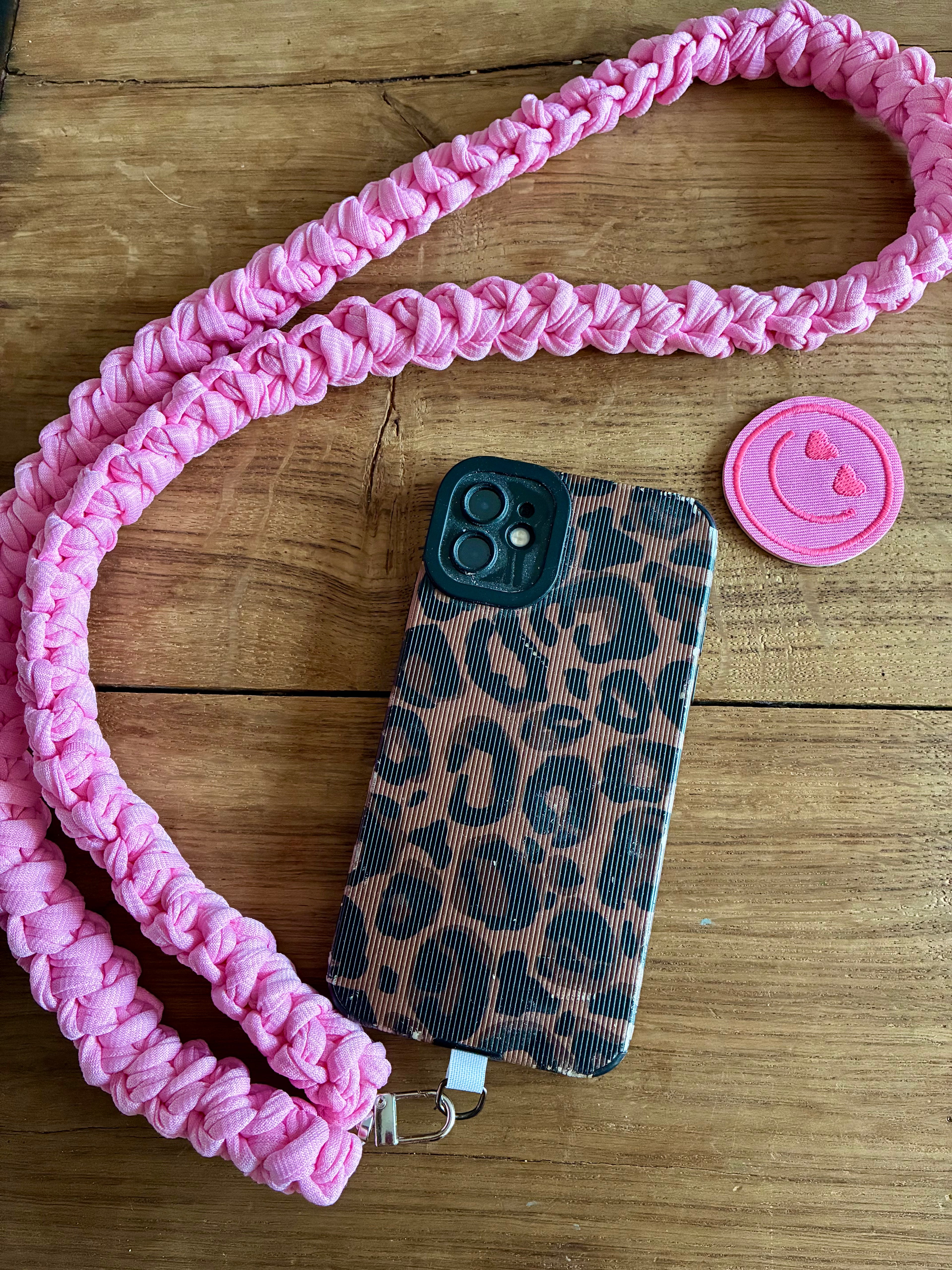 Cordon téléphone Rose clair
