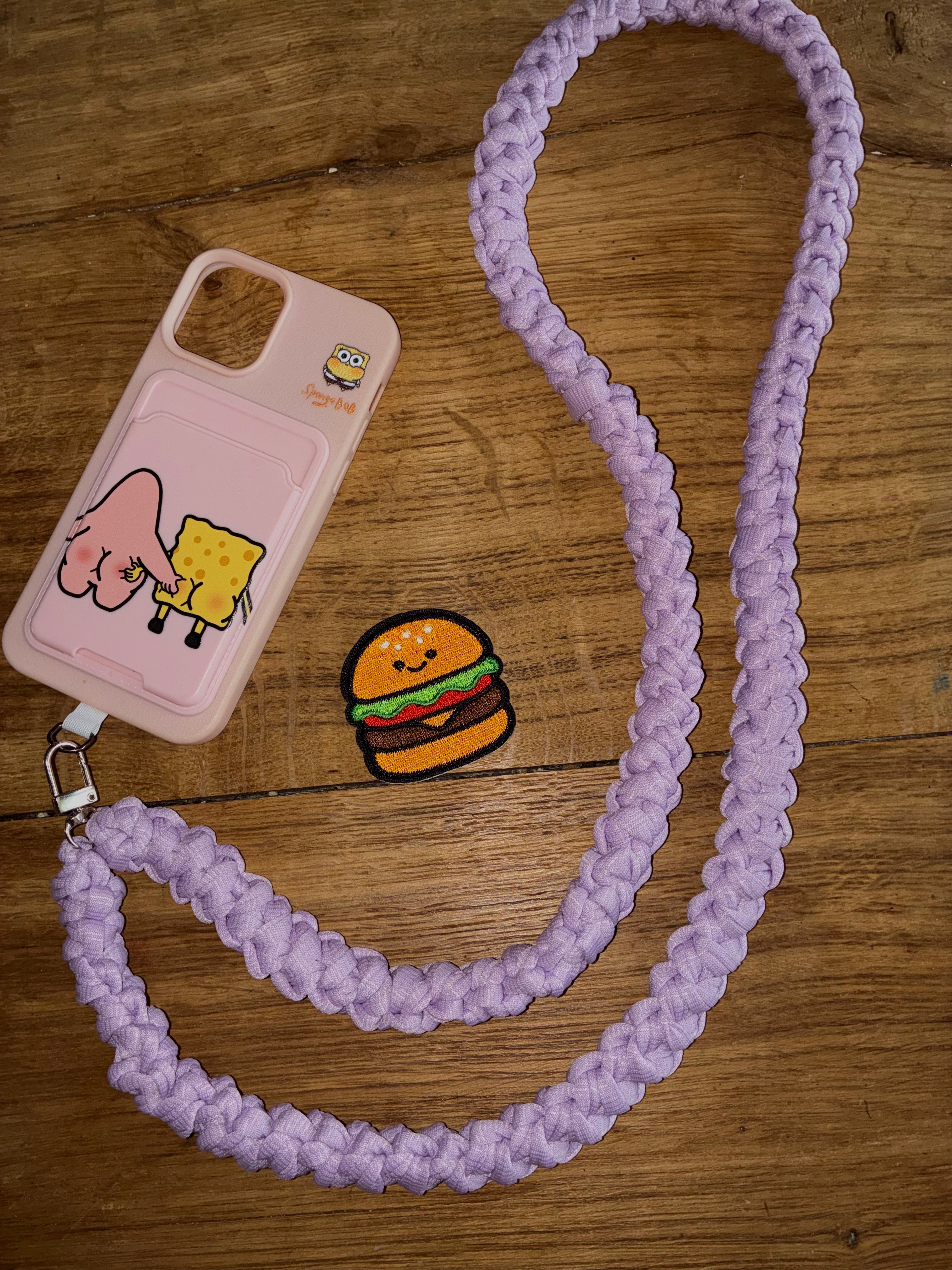 Cordon téléphone Lilas