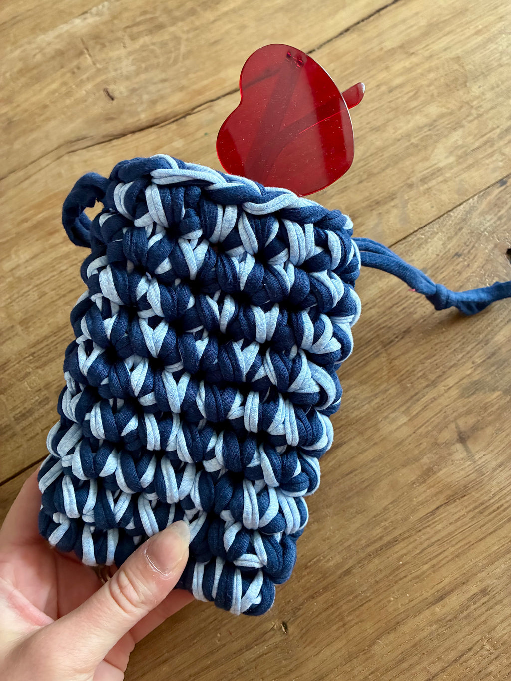 Étui bleu