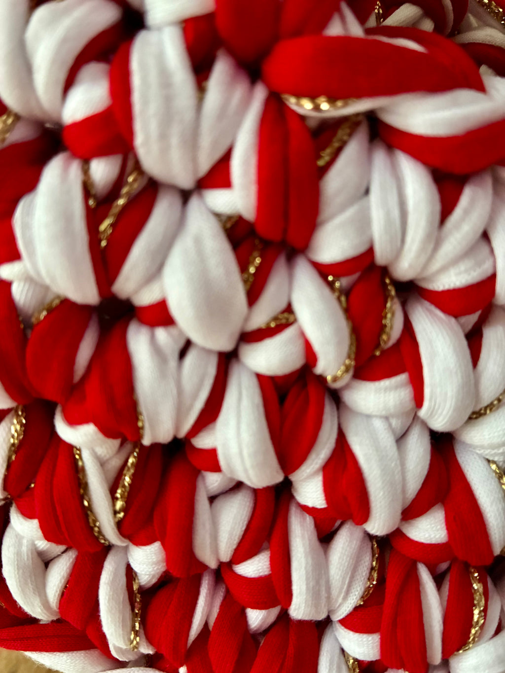 Évi mini rouge, blanc & doré