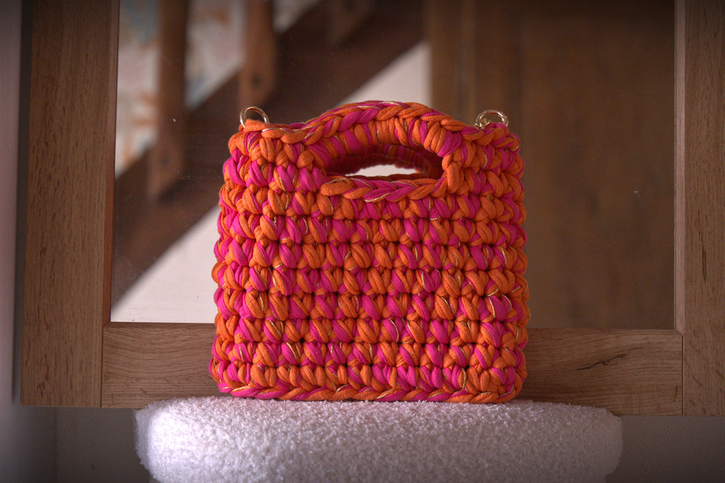 Sac Évi – Fuchsia & Orange