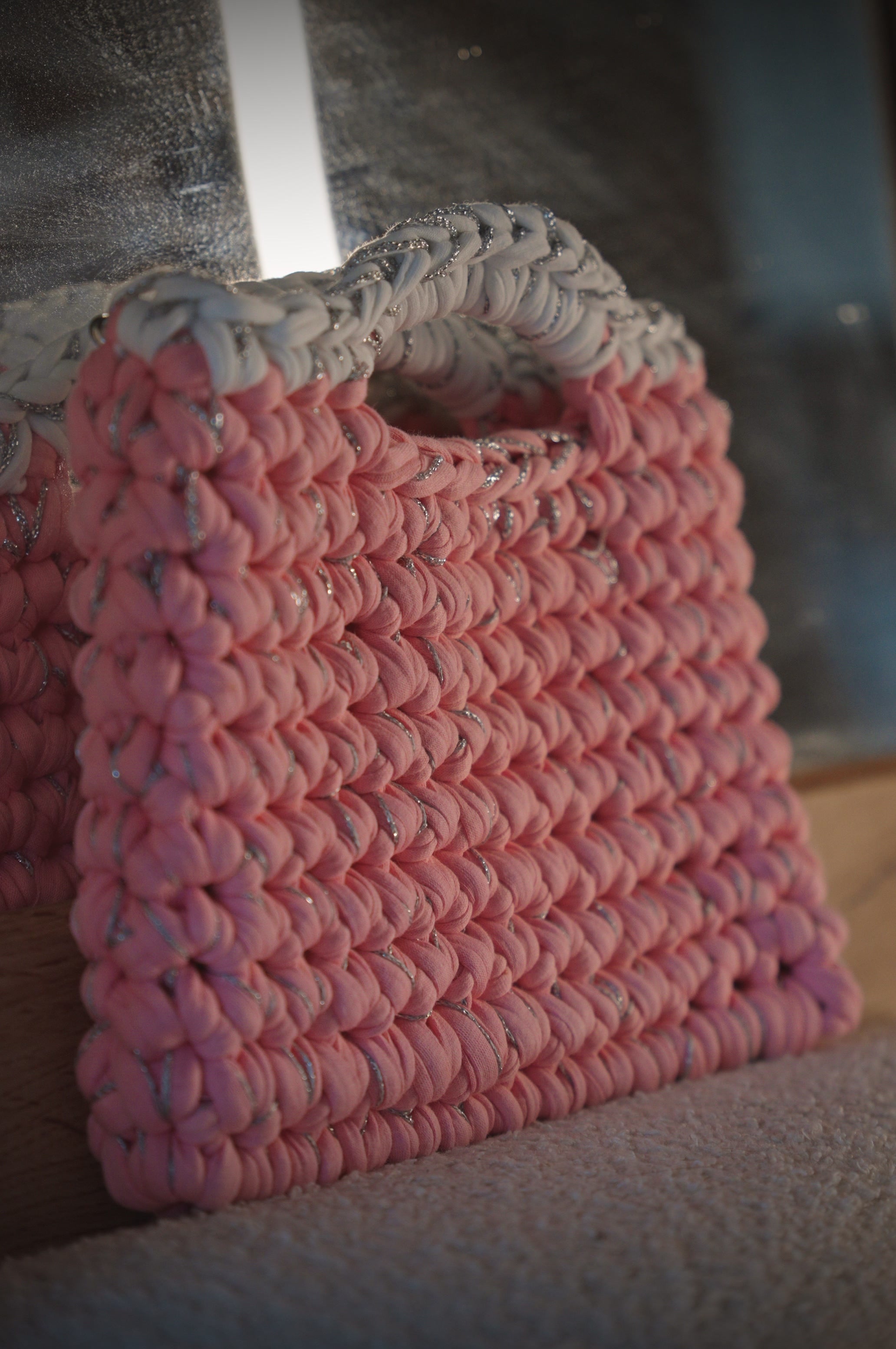 Pochette d'été rose