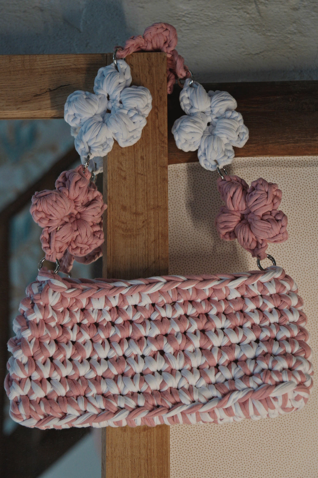 Mimi Flowers blanc & Rose