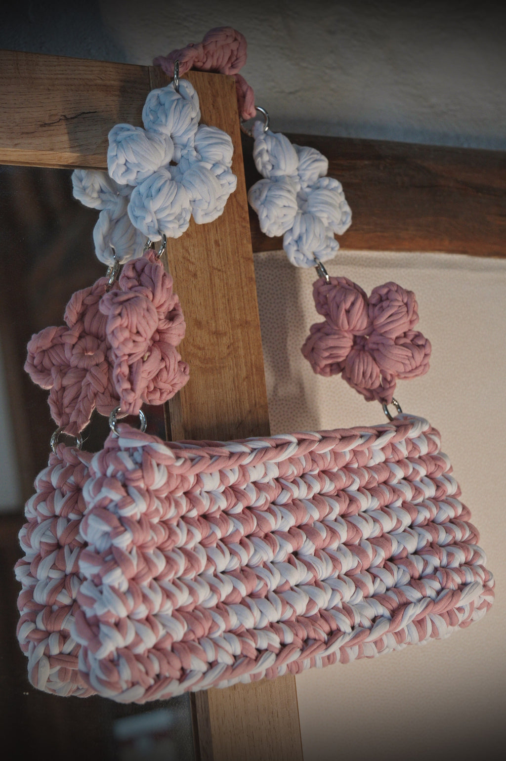 Mimi Flowers blanc & Rose