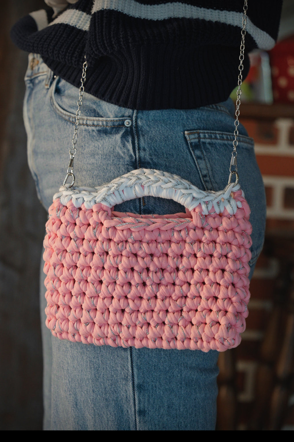 Pochette d'été rose
