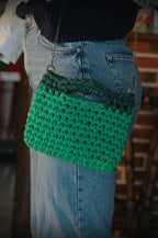 Pochette d'été verte