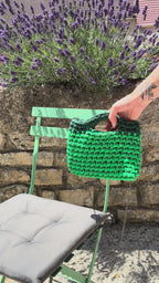 Pochette d'été verte